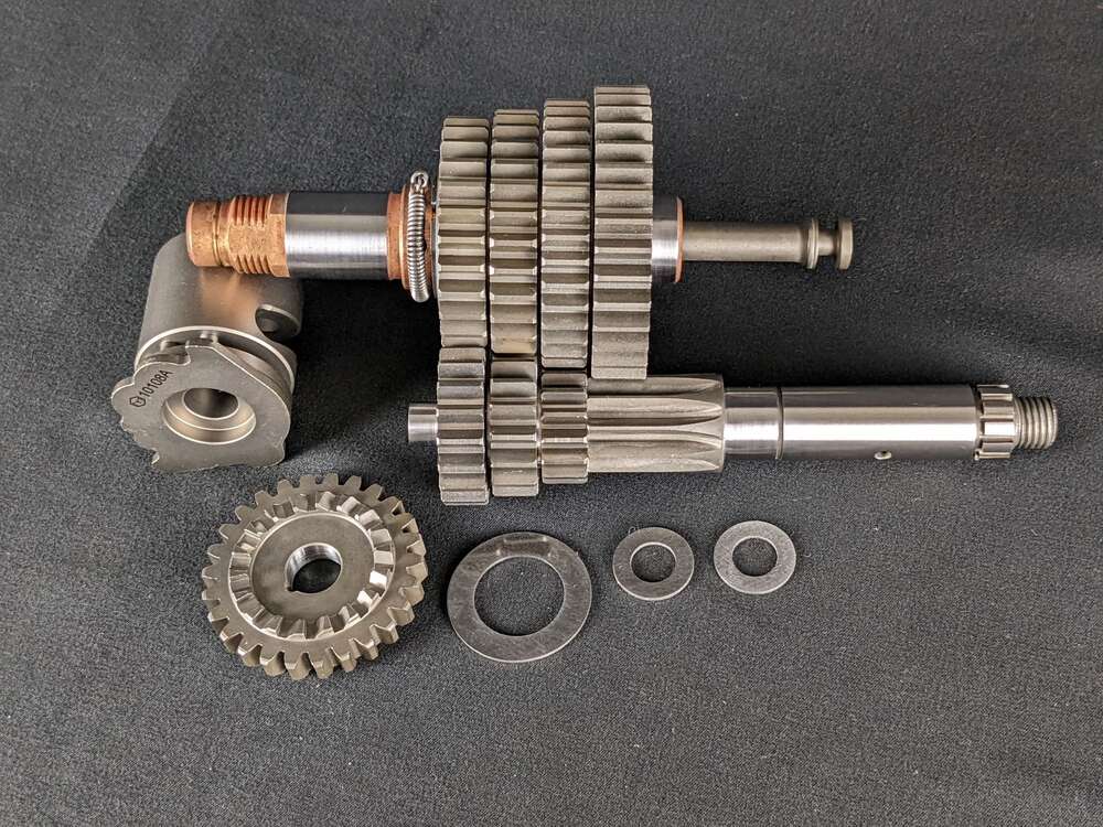 Ronge Motorsport 4 Gang Renngetriebe Simson Enduro & Straße mit langem 1. Gang (L1,2,3,4)